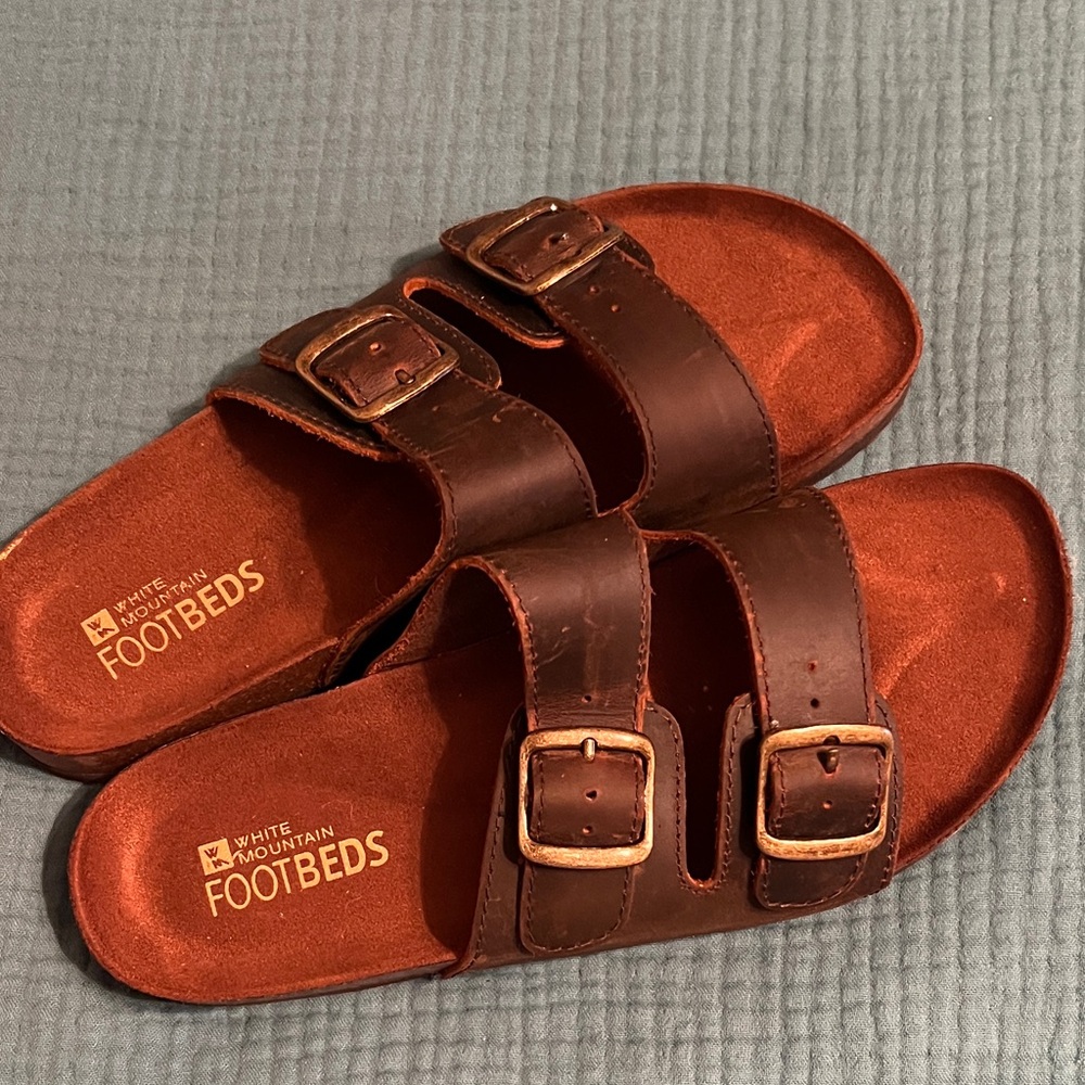 NWOB!! White Mountain Helga brown sz10
